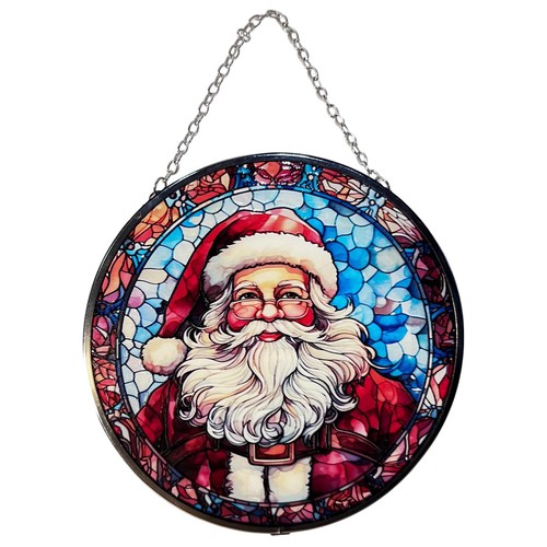 Santa claus stained - santa,