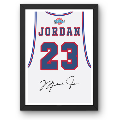 Space jam signed michael - space,