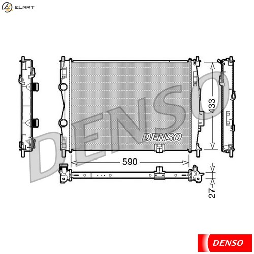 Radiator engine cooling - radiator,