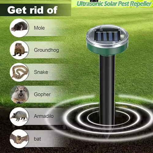 Ultrasonic solar cat dog - ultrasonic,