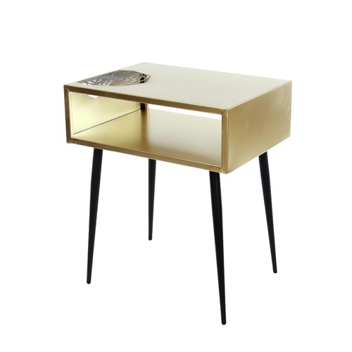 Bedside table modern gold - modern,