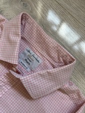 John Francomb by T.M. Lewin – Gingham Check Formal Shirt (Fitted Cut)