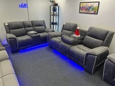 Hannah grey sofa set - 3,