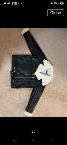 Faux leather avitorjacket age - faux,