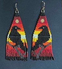 Tribal Earrings Native Large