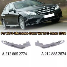2Pcs Front Bumper Chrome Trim Molding For 2014 Mercedes-Benz W212 E-Class E350