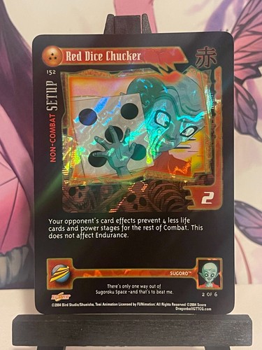 Dragon ball tcg red - gt, dice