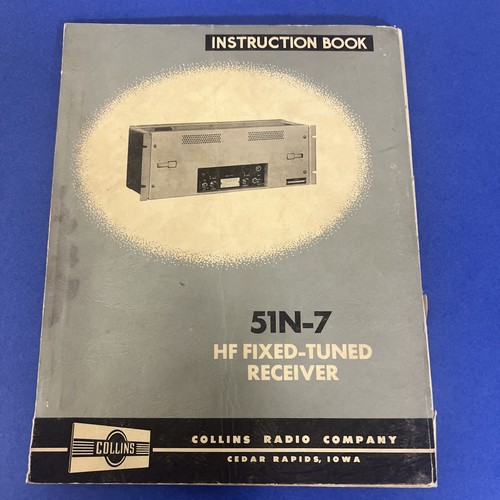 Collins 51n instruction book - collins, 51n-7