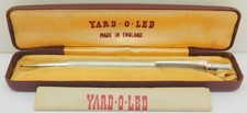Vintage Solid Silver Yard O Led Propelling Pencil, London 1962.