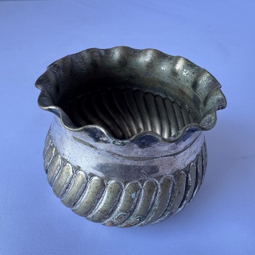 Unmarked silver plated small - silver,