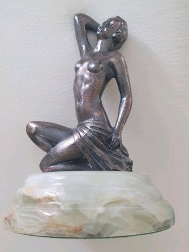 Art deco style nude figurine - art,