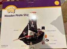 Wooden Wood Pirate Ship Boat 2