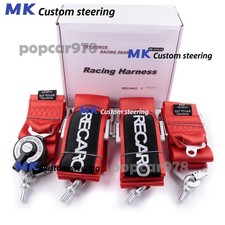 Red RECARO 4 Point 3" Racing