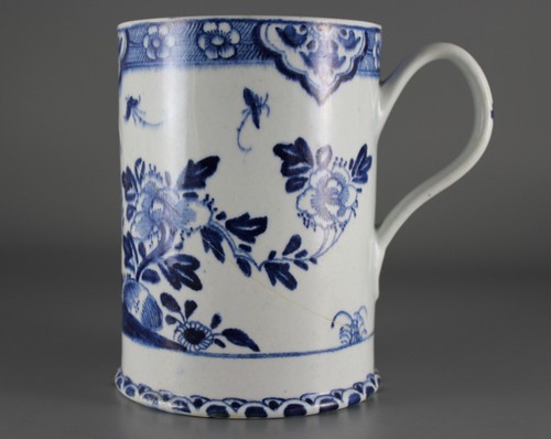 Antique english blue - and, white