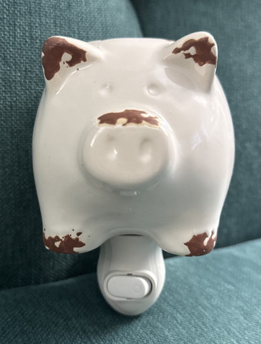 Ceramic pig electric tart - pig, tart/wax