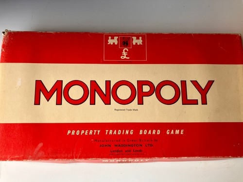 Vintage waddingtons monopoly - vintage,