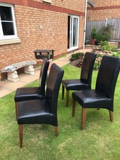 high back dining chairs set 4
