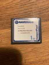 NAVIONICS Charts - UK & IRELAND  - GOLD  -28XG - CF Card -Raymarine  version 3.2