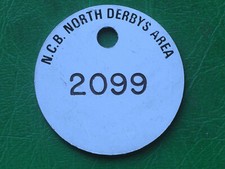 NCB North Derbyshire bus pass pit miners coal mining transport vecturist token b
