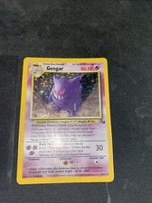 Pokémon Fossil Unlimited Gengar 5/62 MINT/NM Nintendo WOTC Holo 1999