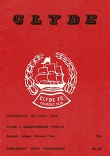 Clyde v Meadowbank Thistle