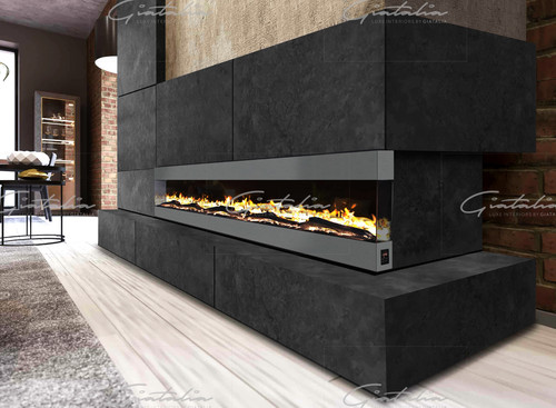 Sizes fire mantel mirage - 3,