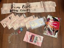 Bundle Hen Party Bags Accessories Bridesmaid Tiara Sashes Badges Photo Props