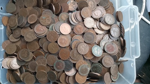 George farthings coins - farthings,