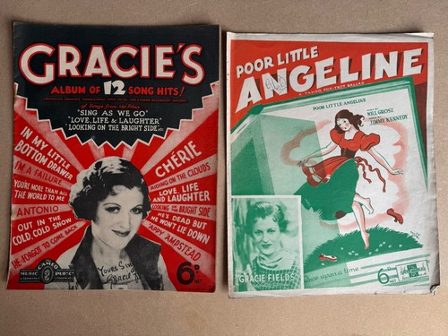 Gracie fields sheet music - gracie,
