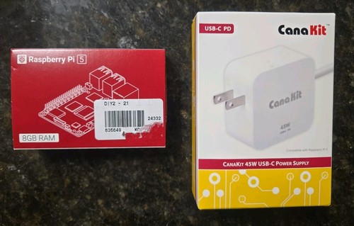 New sealed raspberry - 5, 8gb