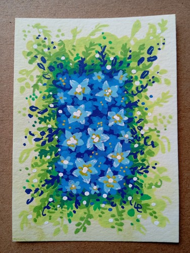 Aceo original abstract - original,