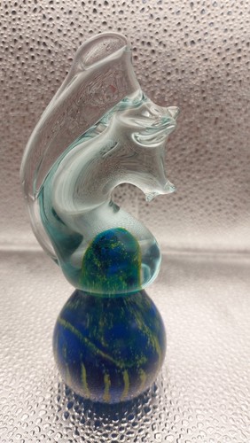 Vintage mdina glass seahorse - mdina,