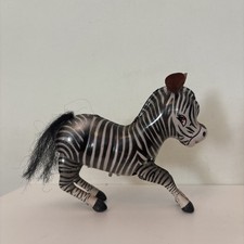 Vintage Tin Toy Jumping Zebra