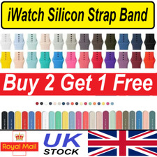 For Apple Watch Silicone iWatch Strap Band Sport Series 7/6/SE/5/4/3 38-44mm