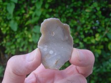 Patinated NEOLITHIC Flint END SCRAPER Hampshire England