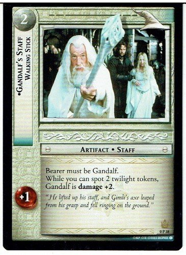Lord the rings tcg - the, promo