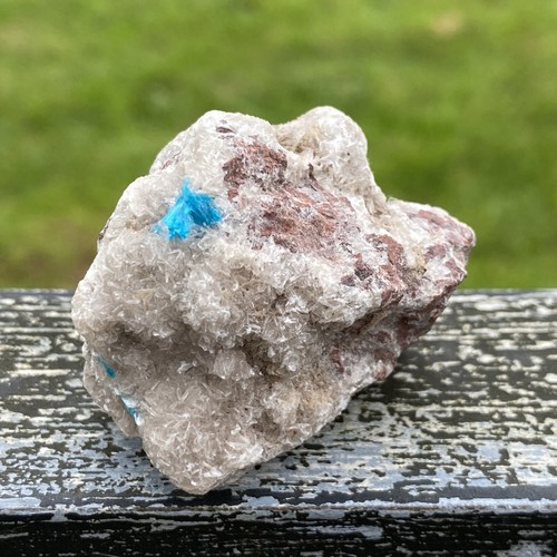 Cavansite quartz matrix - quartz,