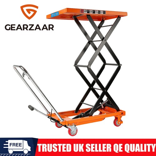 Hydraulic lift table cart - table,