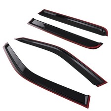4pc Window Kit for Land Rover Freelander 2 2007-2015 Wind Rain Deflectors Black