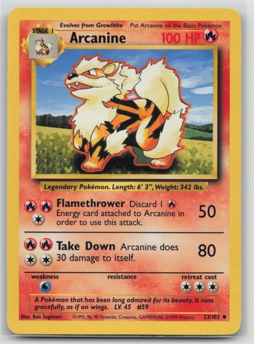 Pokemon card arcanine uncommon - pokemon,