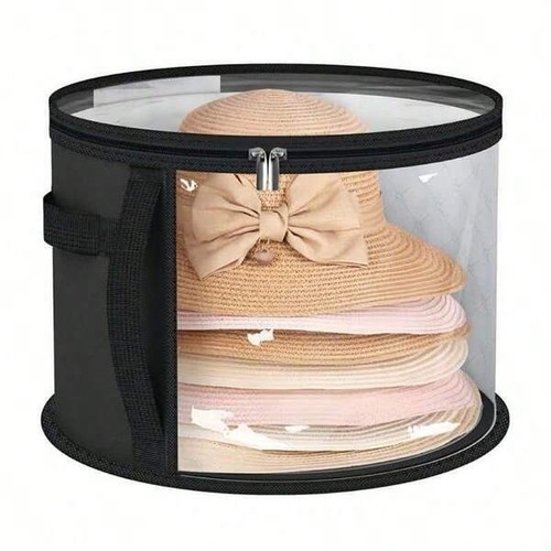 Round hat storage box large - round,