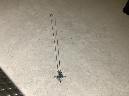 Sterling silver bethlehem star - silver,