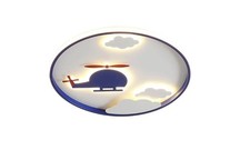 Cartoon helicopter led flush - helicopter,