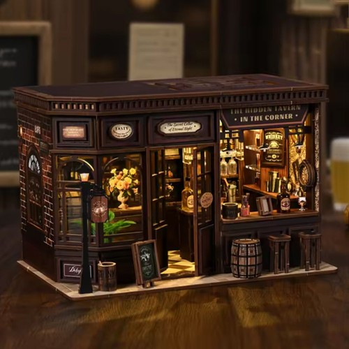 Diy retro tavern book - 3d,