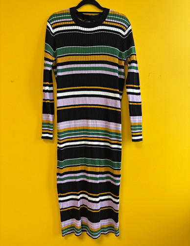 Monki striped ribbed knit - striped,
