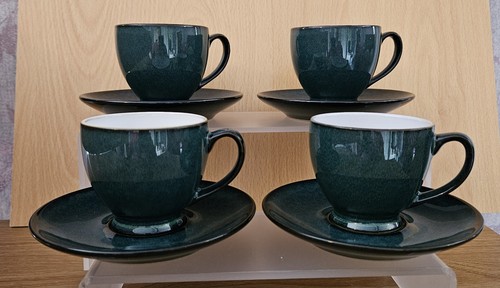 Denby greenwich tea cups - 4x,