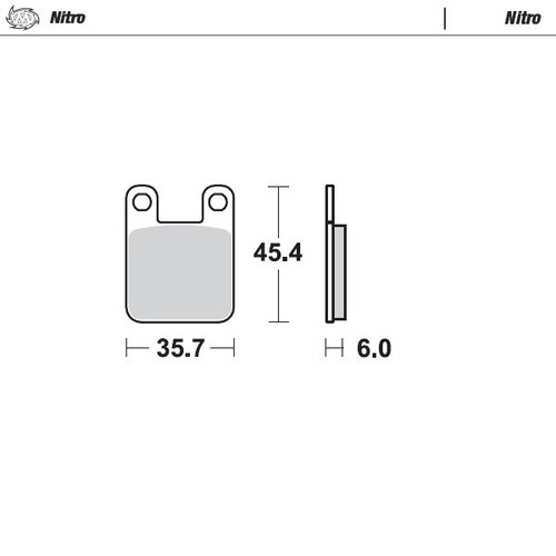 Moto master front brake - brake, pads