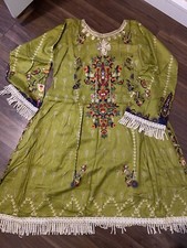 Asian Desi Wear Designer Andaaz Suit Dress Size M With Shawl 3 Piece