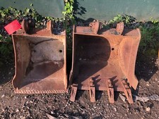 Digger Bucket CAT Caterpillar Pin 35mm 18" 24" £350+vat B252