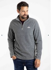 Weird Fish Grey Fleece Jumper
